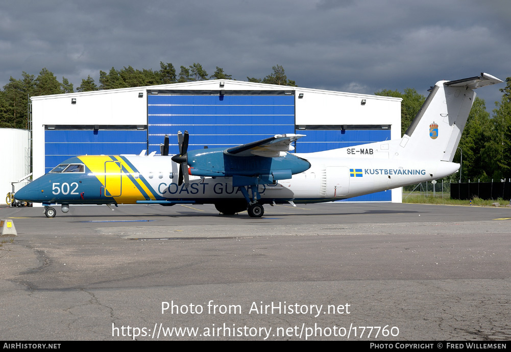 Aircraft Photo of SE-MAB | Bombardier DHC-8-311AQ Dash 8 | Kustbevakning - Swedish Coastguard | AirHistory.net #177760