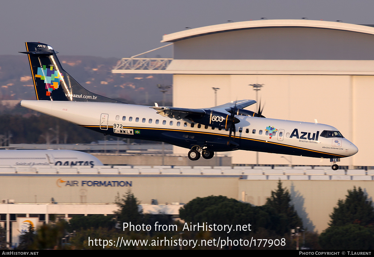 Aircraft Photo of F-WWLW | ATR ATR-72-600 (ATR-72-212A) | Azul Linhas Aéreas Brasileiras | AirHistory.net #177908