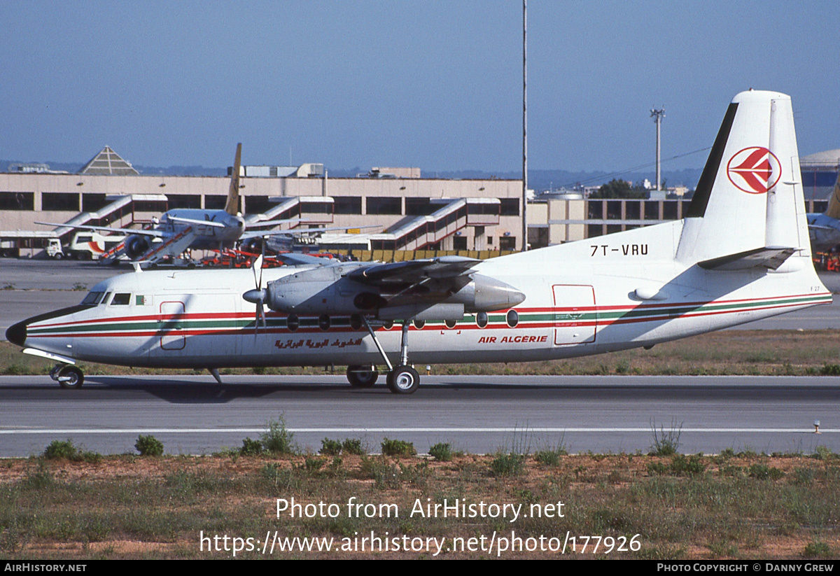 Aircraft Photo of 7T-VRU | Fokker F27-400M Troopship | Air Algérie | AirHistory.net #177926