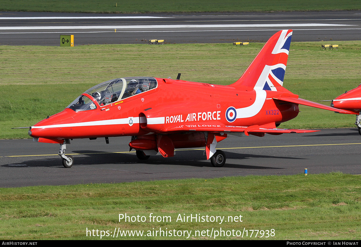 Aircraft Photo of XX322 | British Aerospace Hawk T1A | UK - Air Force | AirHistory.net #177938