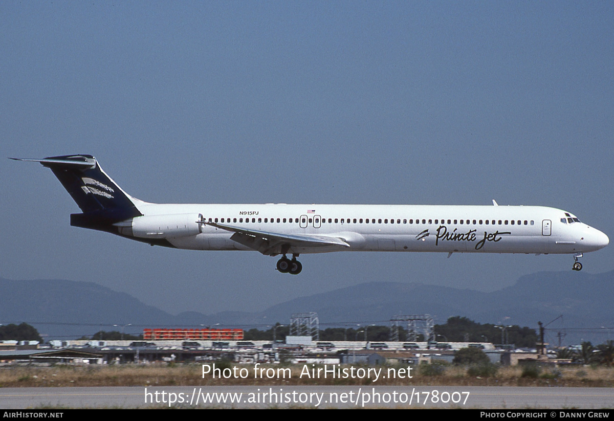 Aircraft Photo of N915PJ | McDonnell Douglas MD-83 (DC-9-83) | Private Jet Expeditions | AirHistory.net #178007