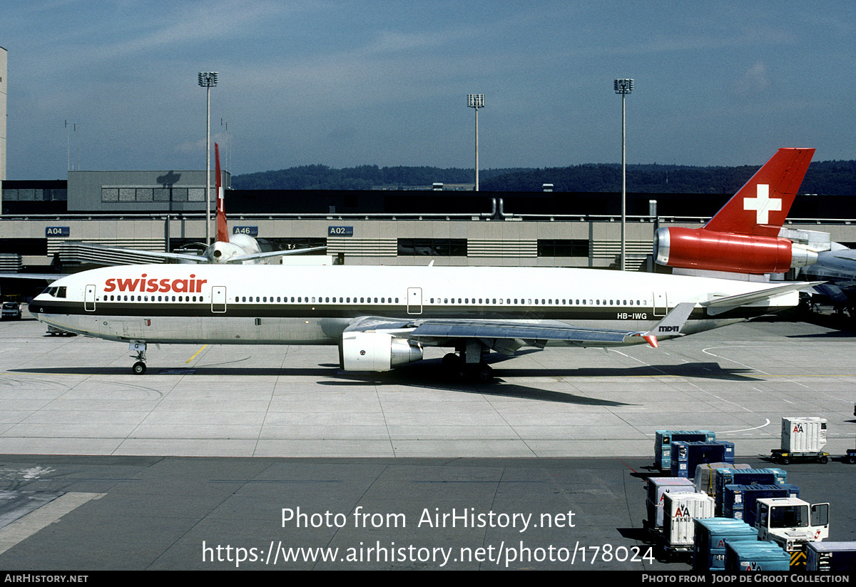 Aircraft Photo of HB-IWG | McDonnell Douglas MD-11 | Swissair | AirHistory.net #178024