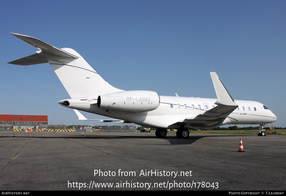 Aircraft Photo of RP-C9363 | Bombardier Global 5000 (BD-700-1A11) | AirHistory.net #178043