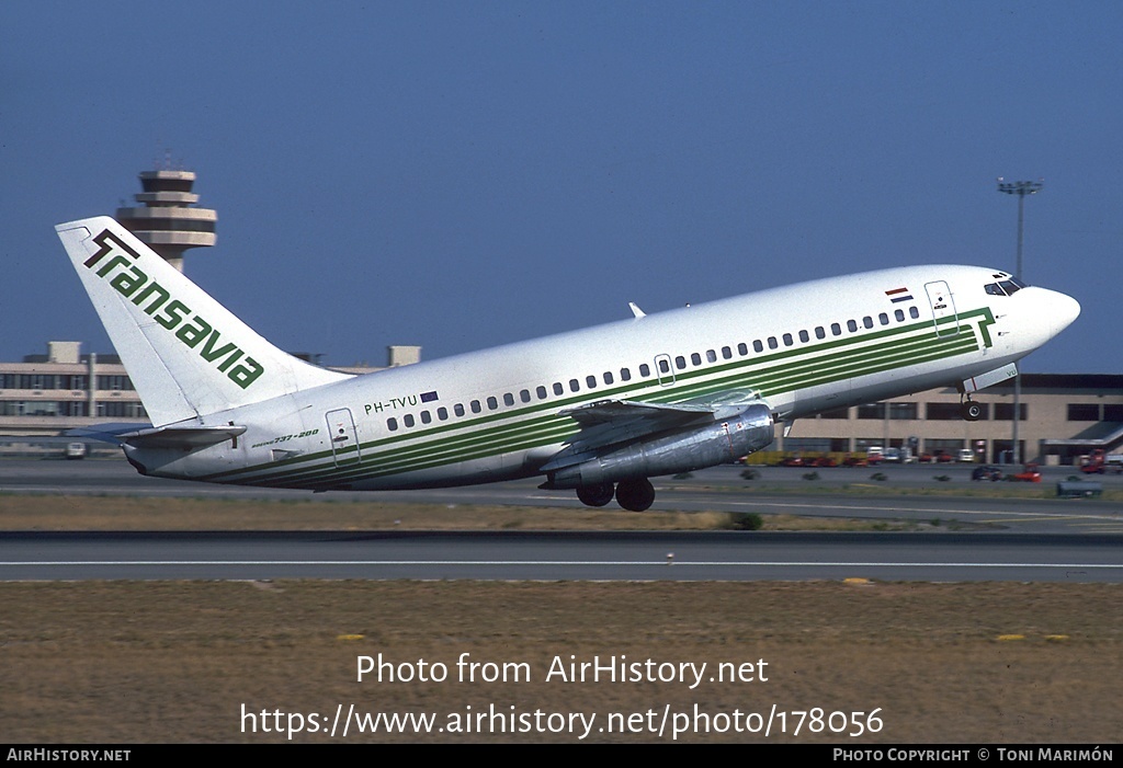 Aircraft Photo of PH-TVU | Boeing 737-2K2/Adv | Transavia | AirHistory.net #178056