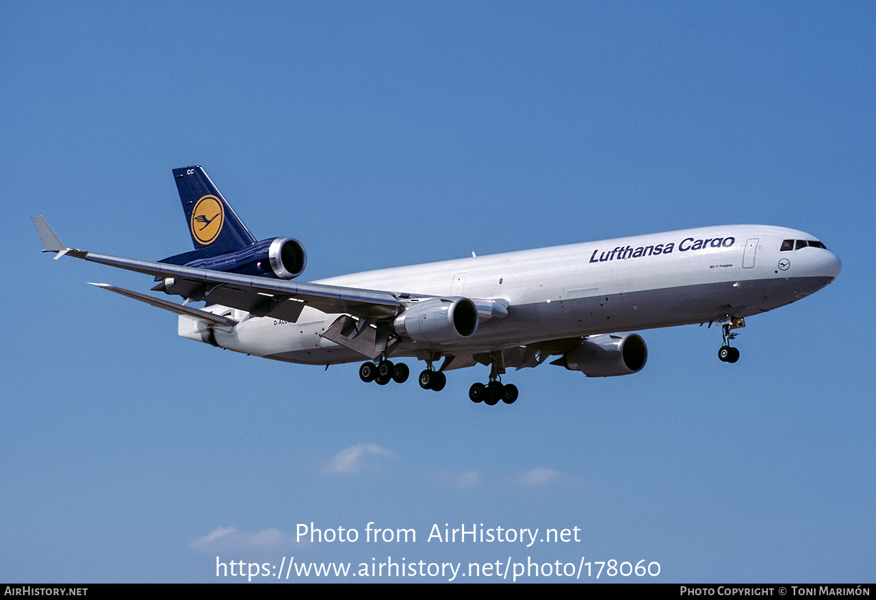 Aircraft Photo of D-ALCC | McDonnell Douglas MD-11F | Lufthansa Cargo | AirHistory.net #178060