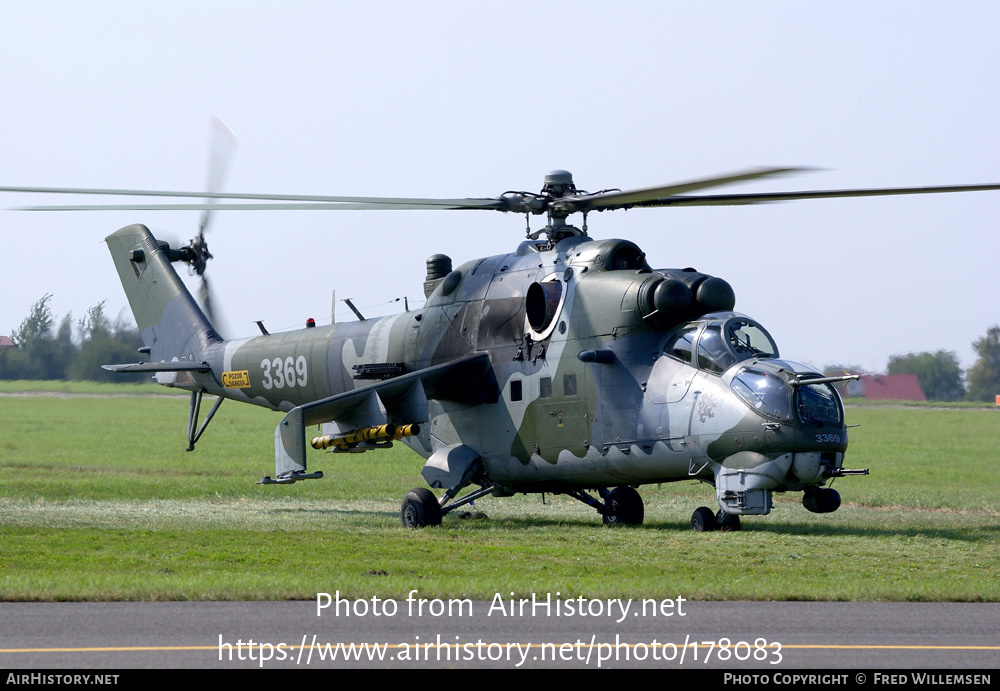 Aircraft Photo of 3369 | Mil Mi-35 | Czechia - Air Force | AirHistory.net #178083