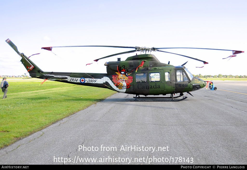 Aircraft Photo of 146449 | Bell CH-146 Griffon (412CF) | Canada - Air Force | AirHistory.net #178143