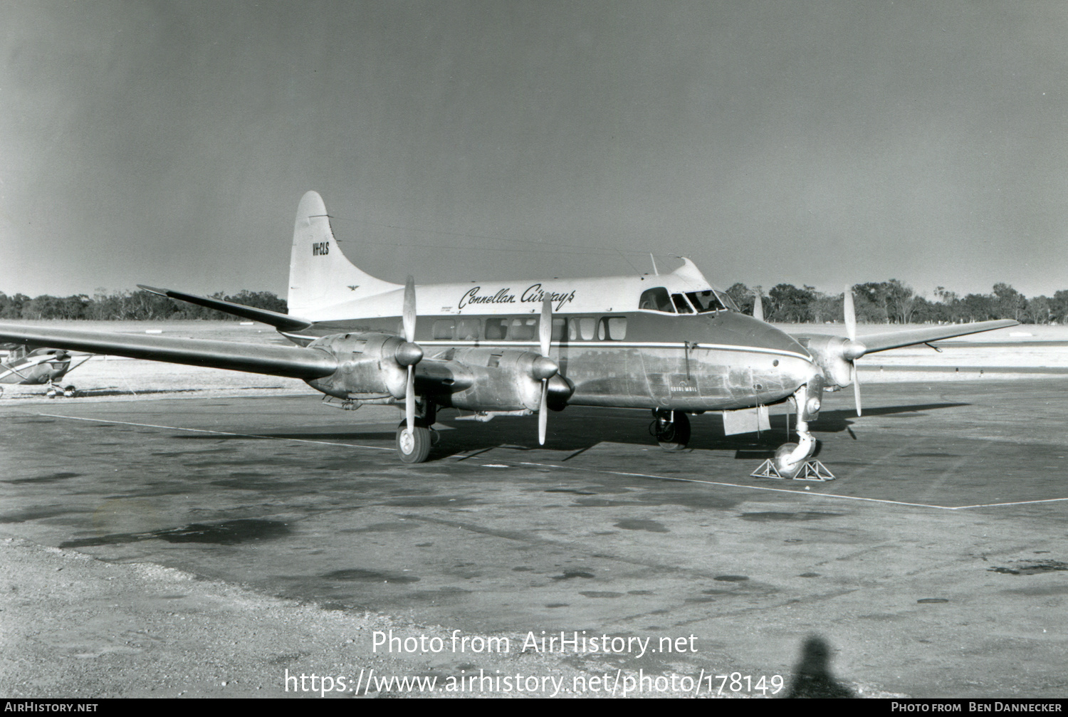 Aircraft Photo of VH-CLS | De Havilland D.H. 114 Heron 2B | Connellan Airways | AirHistory.net #178149