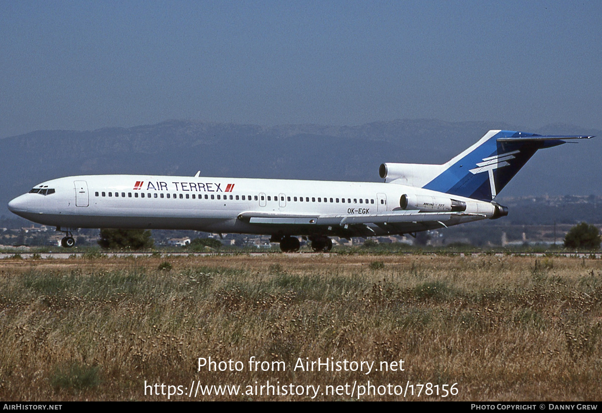 Aircraft Photo of OK-EGK | Boeing 727-2D3/Adv | Air Terrex | AirHistory.net #178156