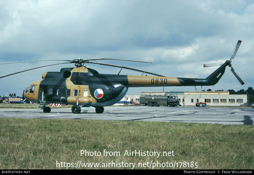 Aircraft Photo of 0830 | Mil Mi-8PS | Czechoslovakia - Air Force | AirHistory.net #178185