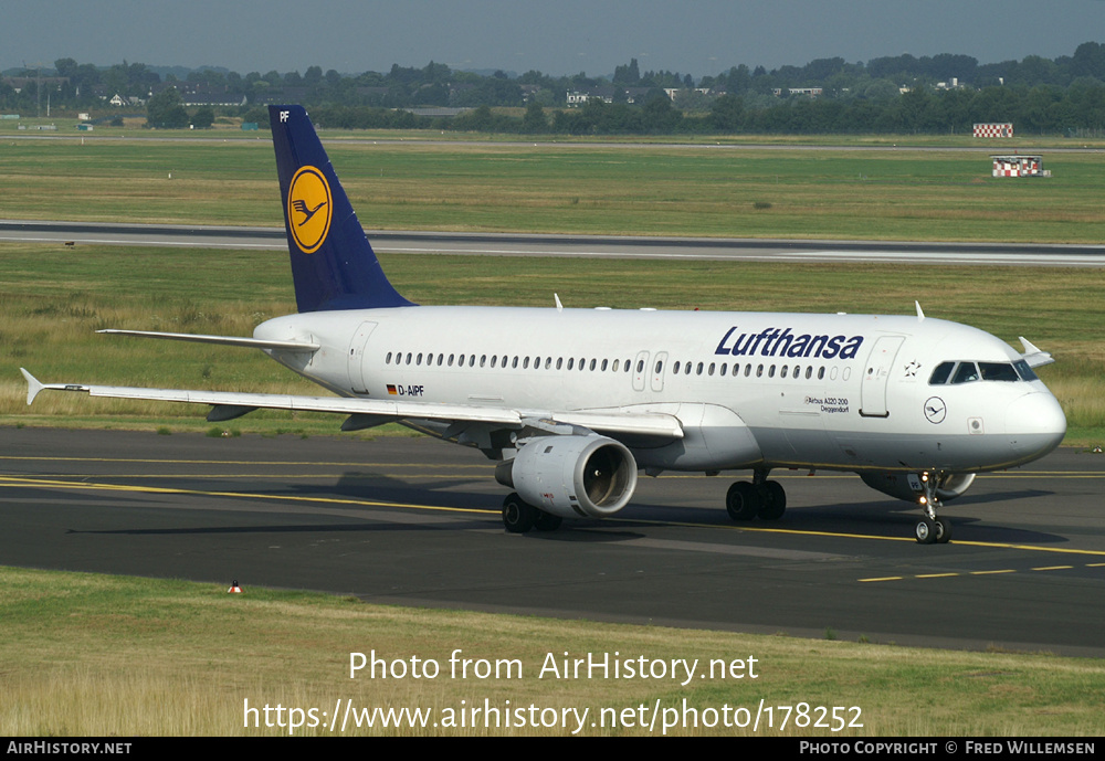 Aircraft Photo of D-AIPF | Airbus A320-211 | Lufthansa | AirHistory.net #178252