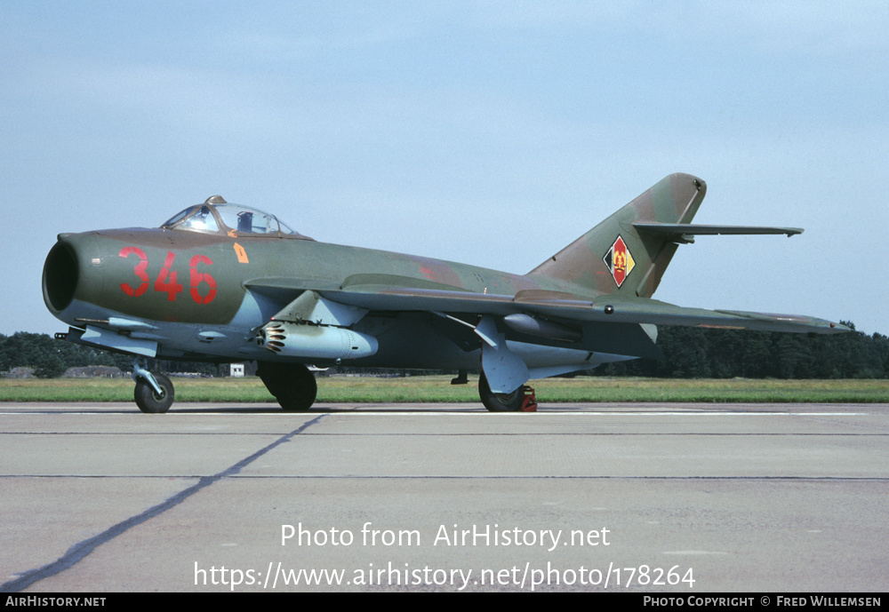 Aircraft Photo of 346 | PZL-Mielec Lim-5 | East Germany - Air Force | AirHistory.net #178264