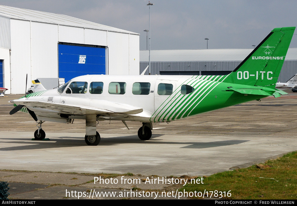 Aircraft Photo of OO-ITC | Piper PA-31-350 Navajo Chieftain | Eurosense | AirHistory.net #178316