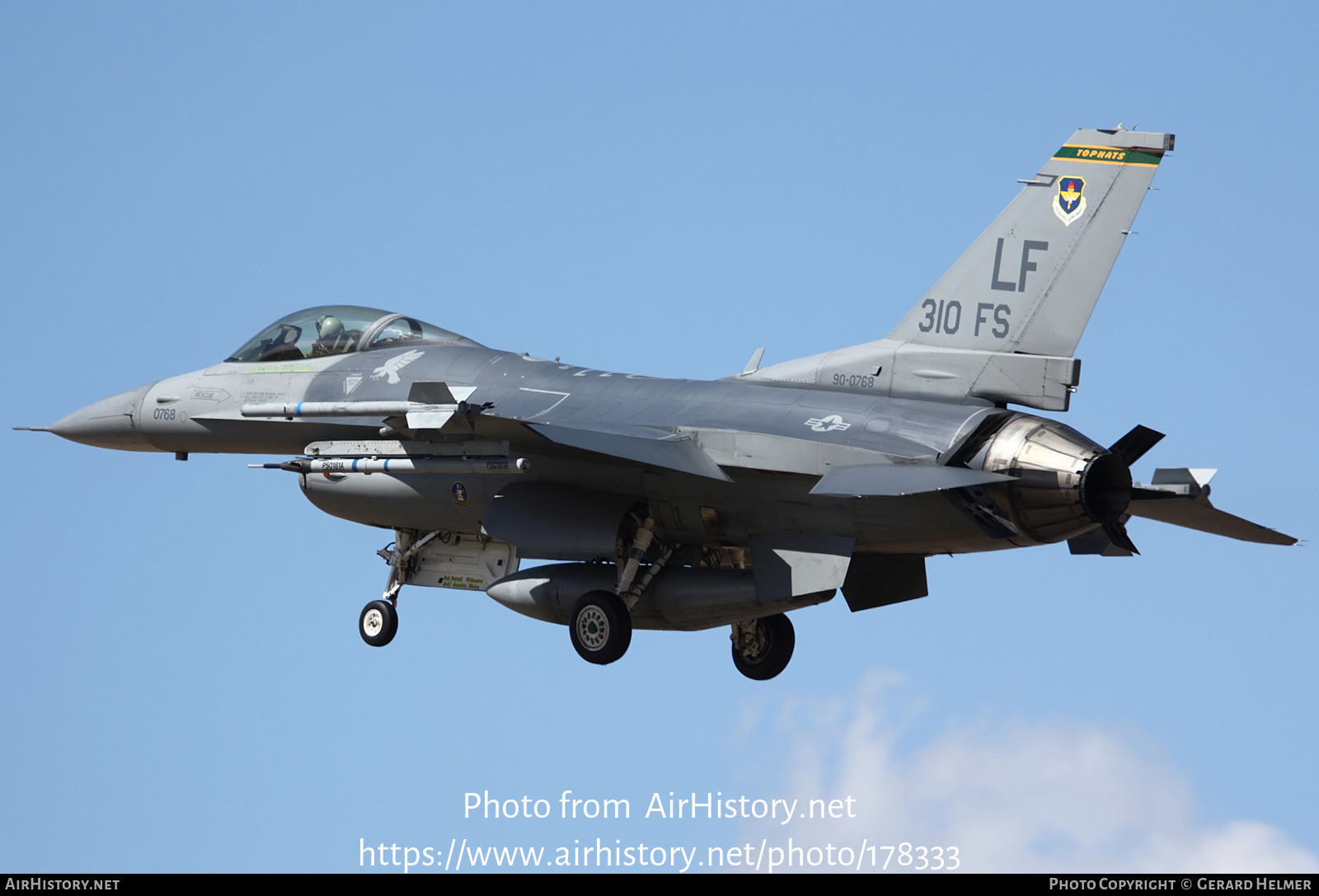 Aircraft Photo of 90-0768 | General Dynamics F-16CM Fighting Falcon | USA - Air Force | AirHistory.net #178333