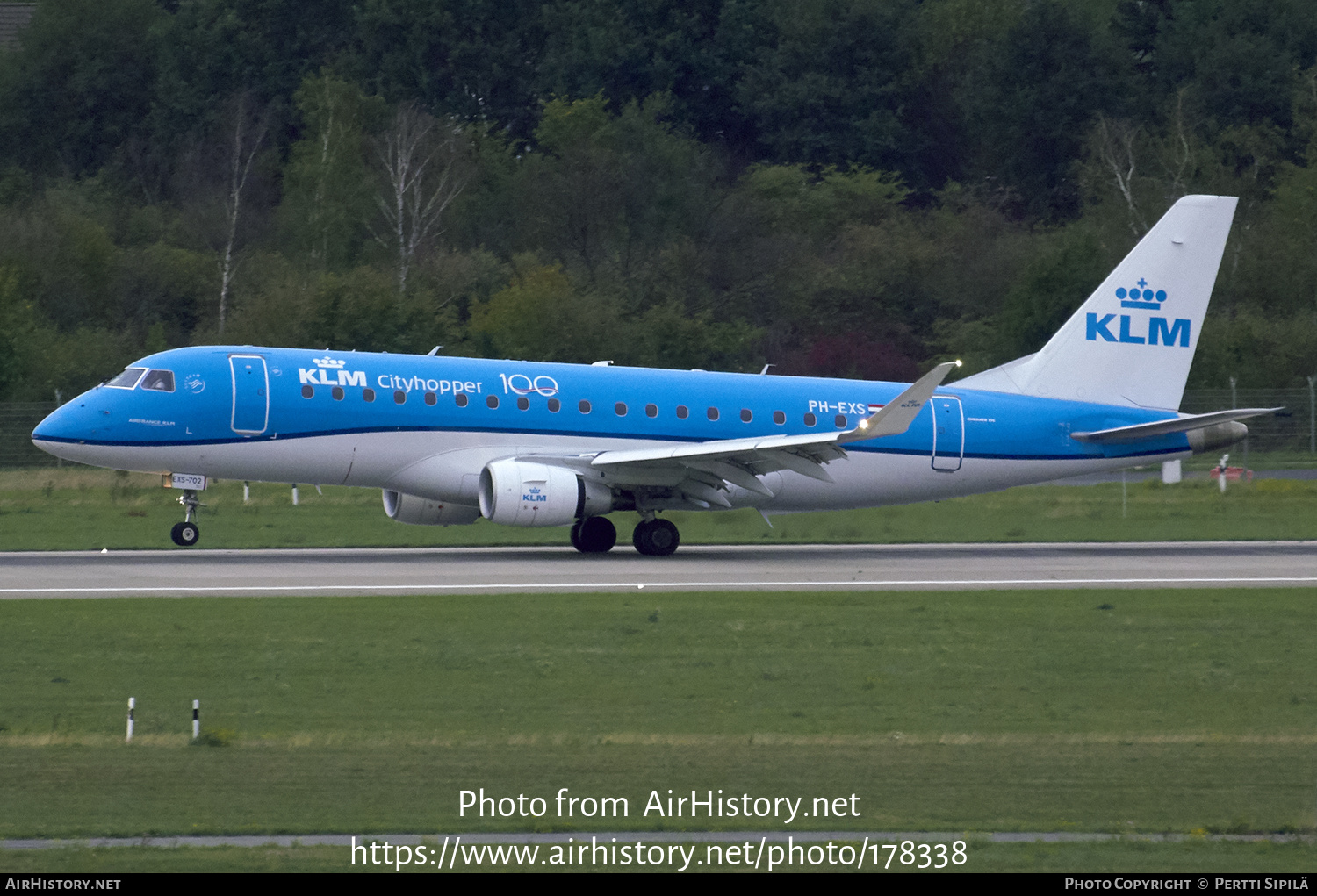 Aircraft Photo of PH-EXS | Embraer 175STD (ERJ-170-200STD) | KLM Cityhopper | AirHistory.net #178338