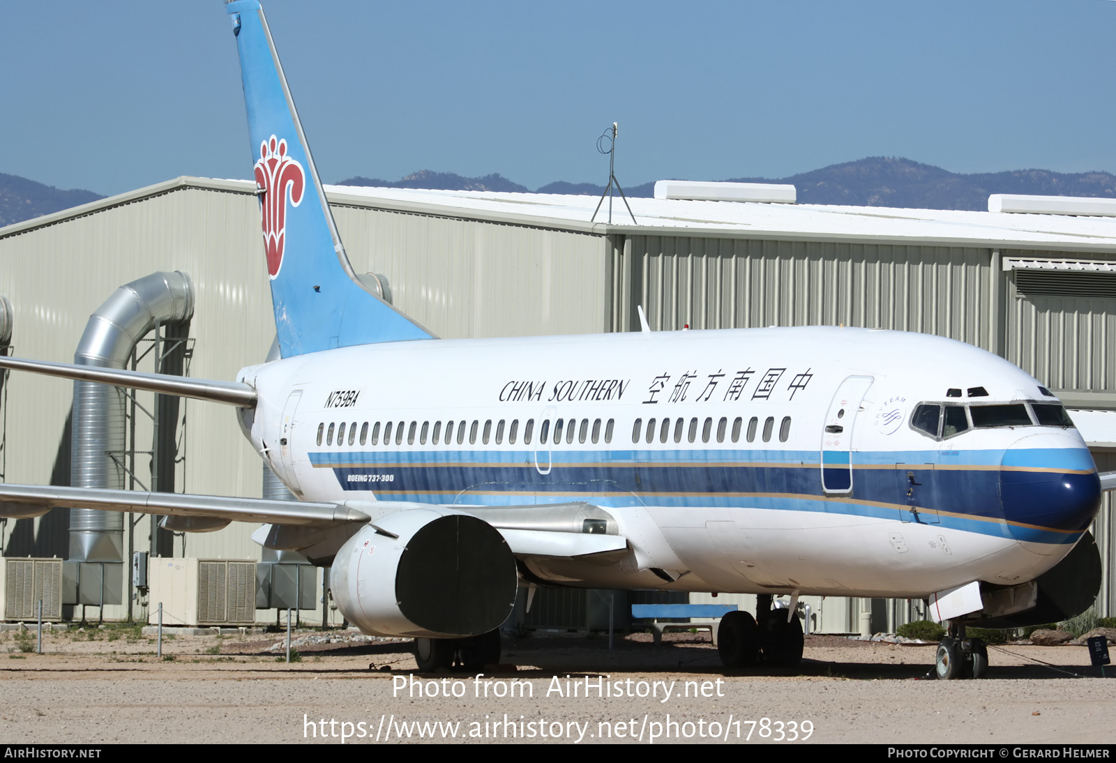 Aircraft Photo of N759BA | Boeing 737-3Q8 | China Southern Airlines | AirHistory.net #178339