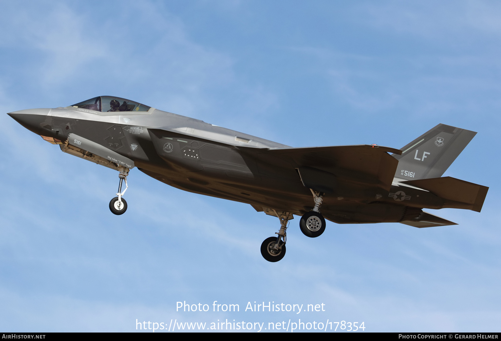 Aircraft Photo of 15-5161 / AF15-5161 | Lockheed Martin F-35A Lightning II | USA - Air Force | AirHistory.net #178354