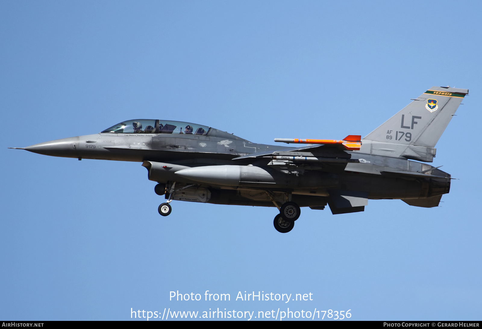 Aircraft Photo of 89-2179 / AF89-179 | General Dynamics F-16DM Fighting Falcon | USA - Air Force | AirHistory.net #178356