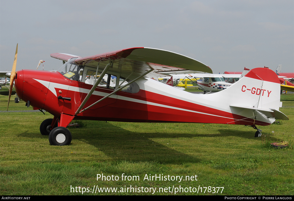 Aircraft Photo of C-GDTY | Aeronca 11CC Super Chief | AirHistory.net #178377