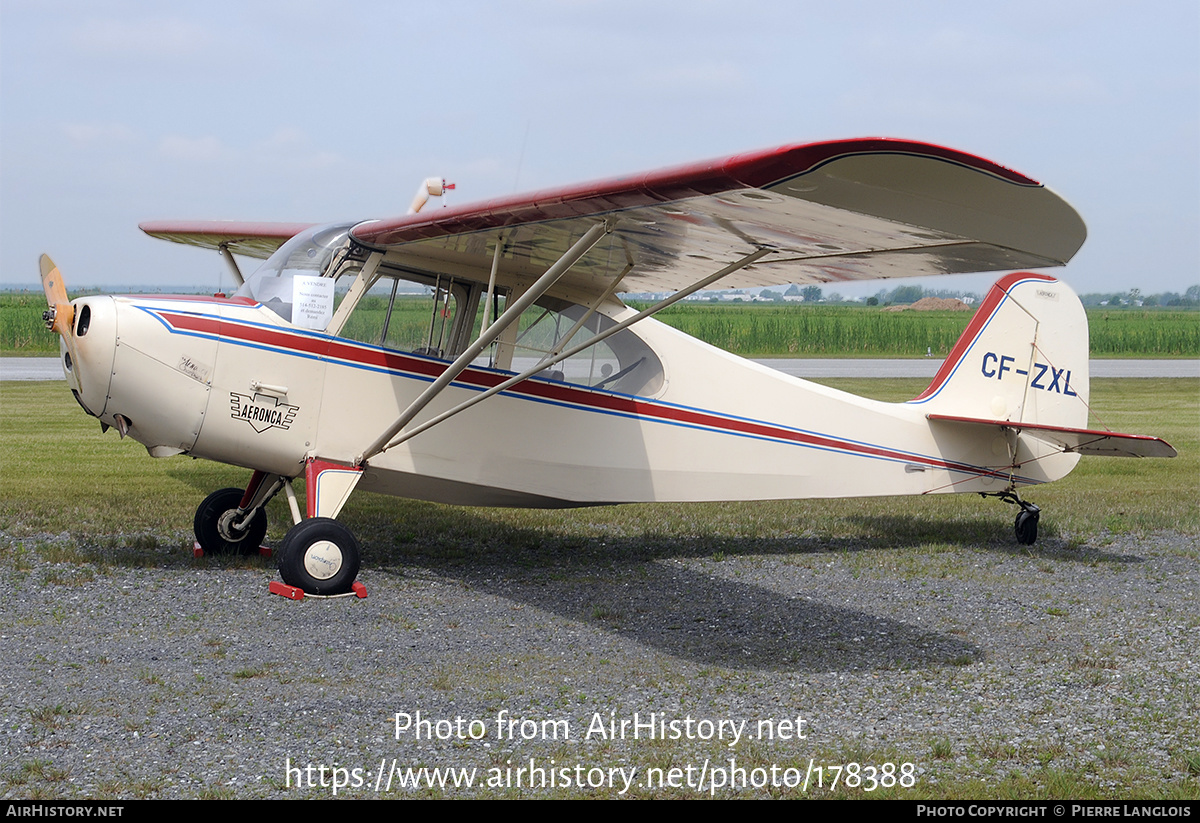 Aircraft Photo of CF-ZXL | Aeronca 7AC Champion | AirHistory.net #178388