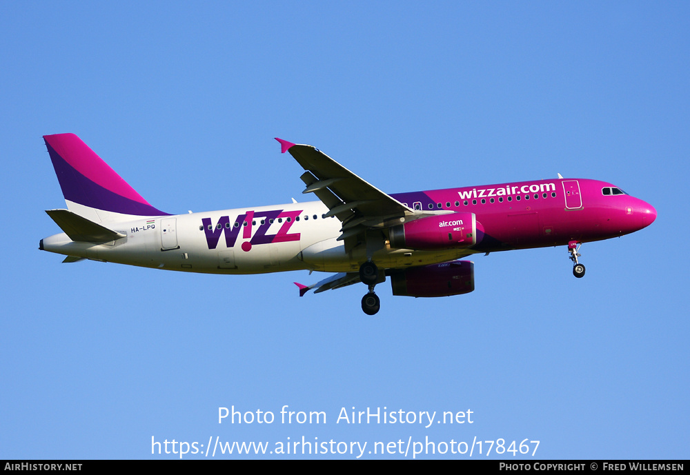 Aircraft Photo of HA-LPQ | Airbus A320-232 | Wizz Air | AirHistory.net #178467