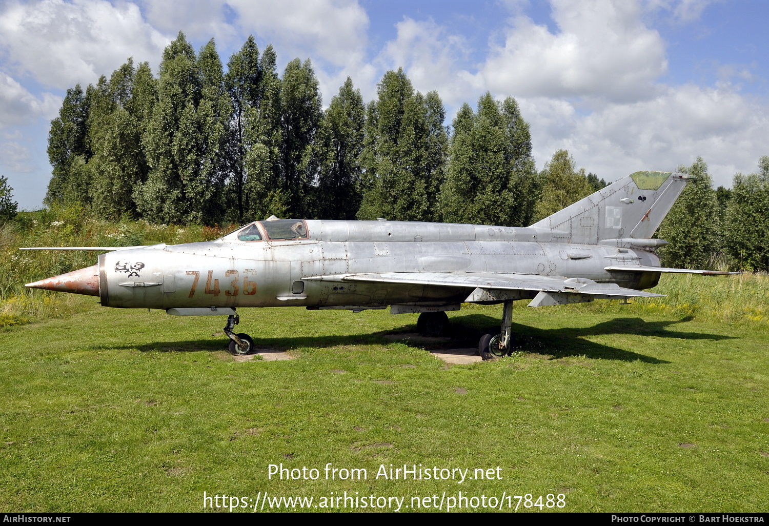 Aircraft Photo of 7436 | Mikoyan-Gurevich MiG-21MF | Poland - Air Force | AirHistory.net #178488