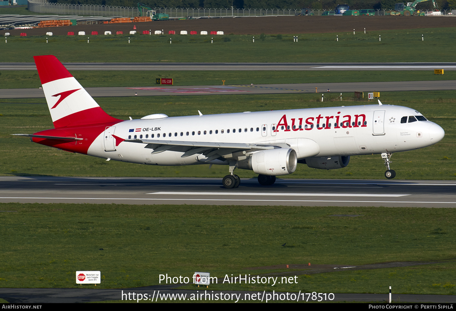 Aircraft Photo of OE-LBK | Airbus A320-214 | Austrian Airlines | AirHistory.net #178510