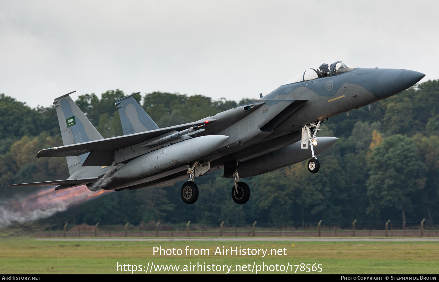 Aircraft Photo of 505 | McDonnell Douglas F-15C Eagle | Saudi Arabia - Air Force | AirHistory.net #178565