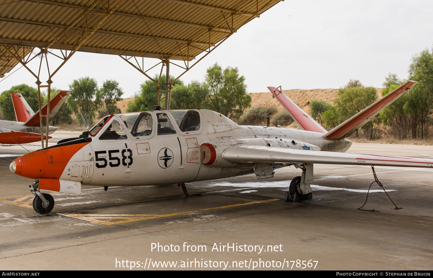 Aircraft Photo of 558 | Fouga CM-170R Tzukit | Israel - Air Force | AirHistory.net #178567