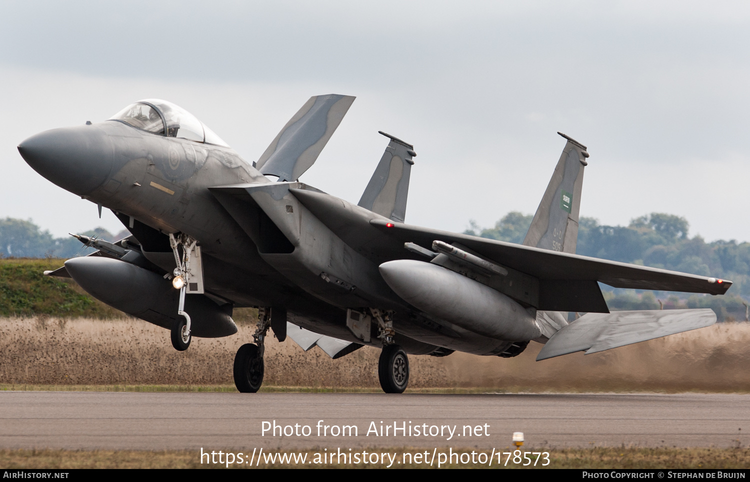 Aircraft Photo of 505 | McDonnell Douglas F-15C Eagle | Saudi Arabia - Air Force | AirHistory.net #178573