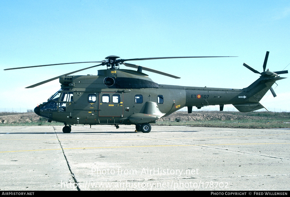 Aircraft Photo of HT21-09 | Aerospatiale AS-332B1 Super Puma | Spain - Army | AirHistory.net #178702