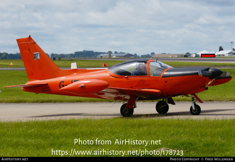 Aircraft Photo of G-ITAF / MM54532 | SIAI-Marchetti SF-260AM | Italy - Air Force | AirHistory.net #178723