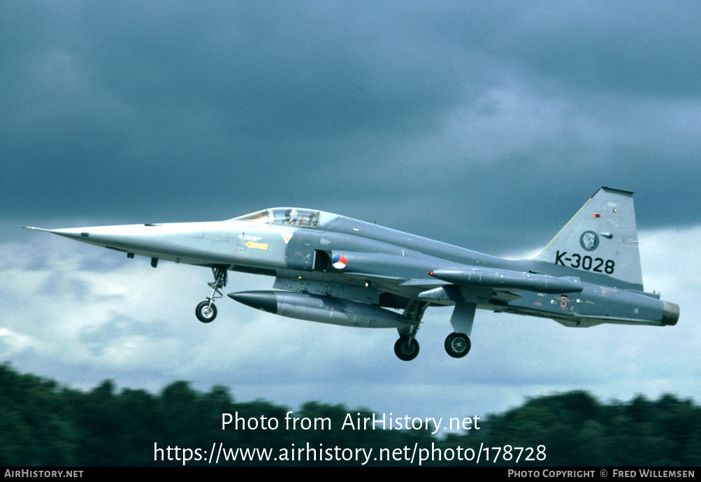 Aircraft Photo of K-3028 | Canadair NF-5A | Netherlands - Air Force | AirHistory.net #178728