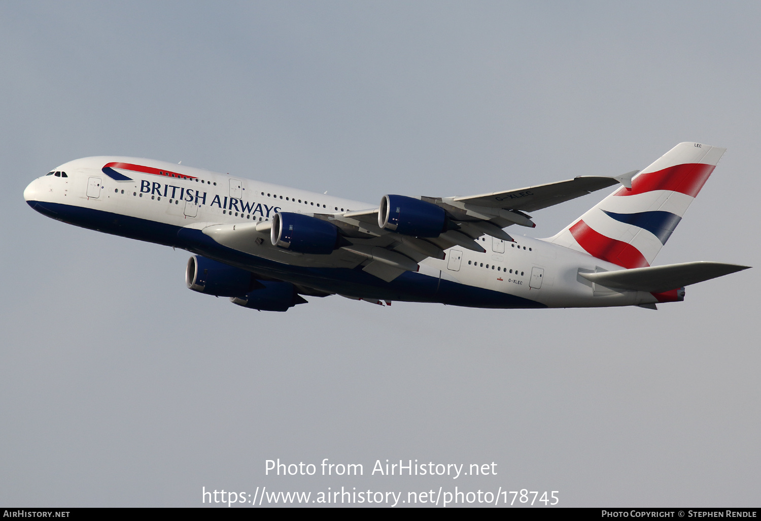 Aircraft Photo of G-XLEC | Airbus A380-841 | British Airways | AirHistory.net #178745