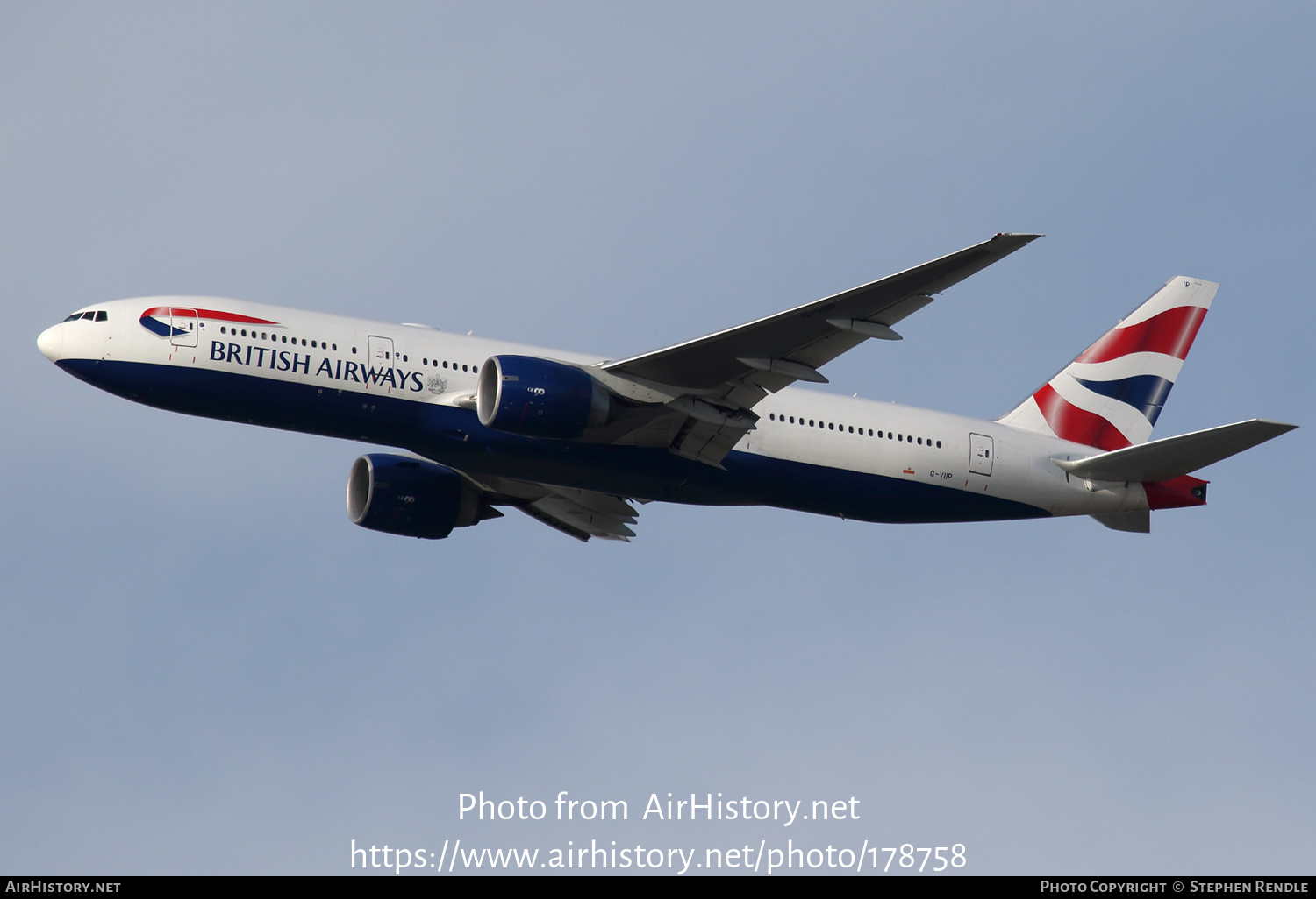 Aircraft Photo of G-VIIP | Boeing 777-236/ER | British Airways | AirHistory.net #178758