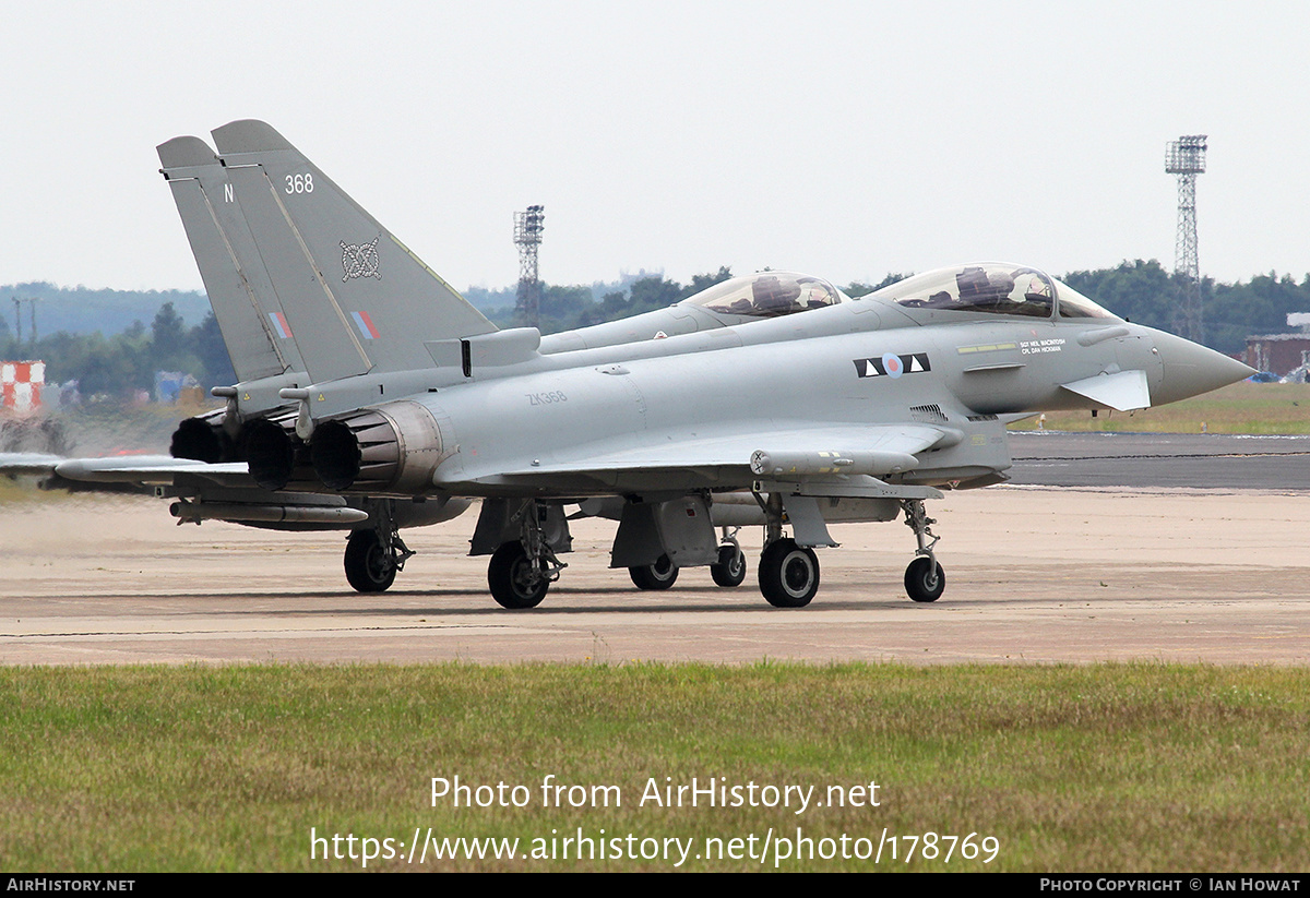 Aircraft Photo of ZK368 | Eurofighter EF-2000 Typhoon FGR4 | UK - Air Force | AirHistory.net #178769