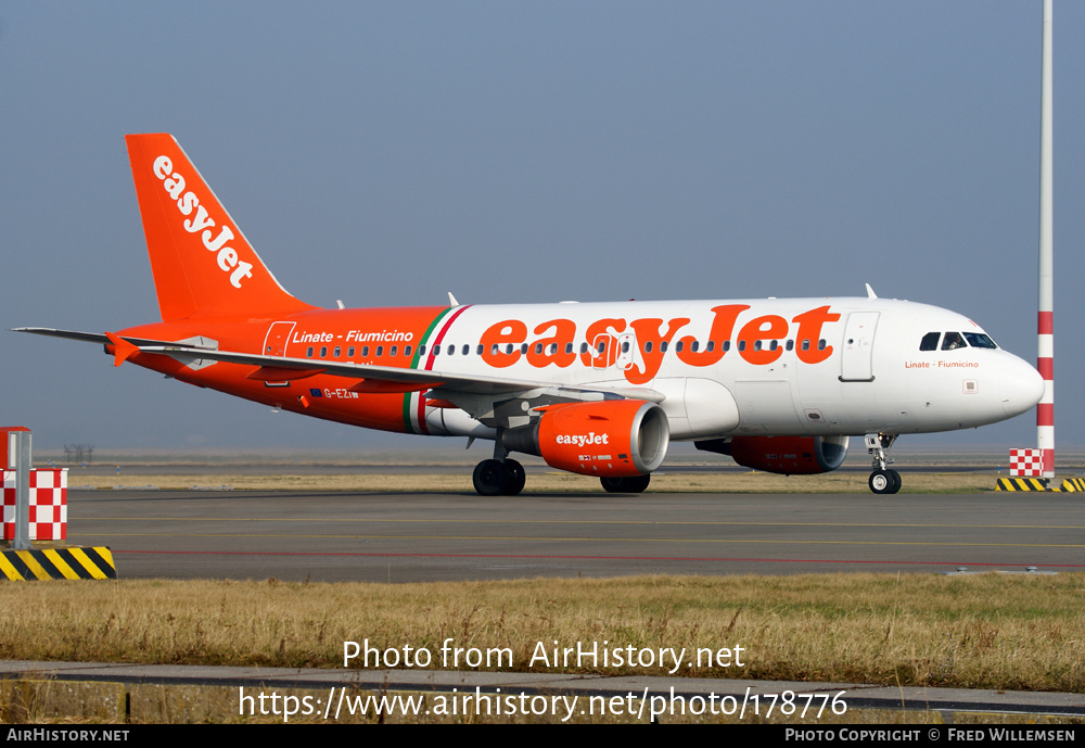 Aircraft Photo of G-EZIW | Airbus A319-111 | EasyJet | AirHistory.net #178776