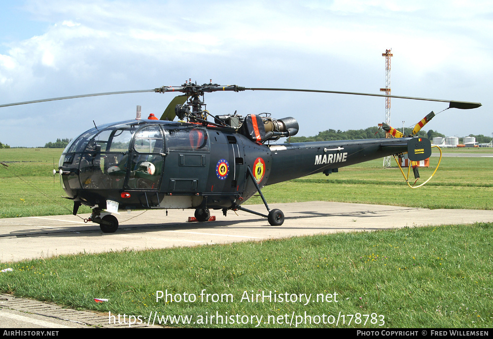 Aircraft Photo of M-1 | Aerospatiale SA-316B Alouette III | Belgium - Navy | AirHistory.net #178783