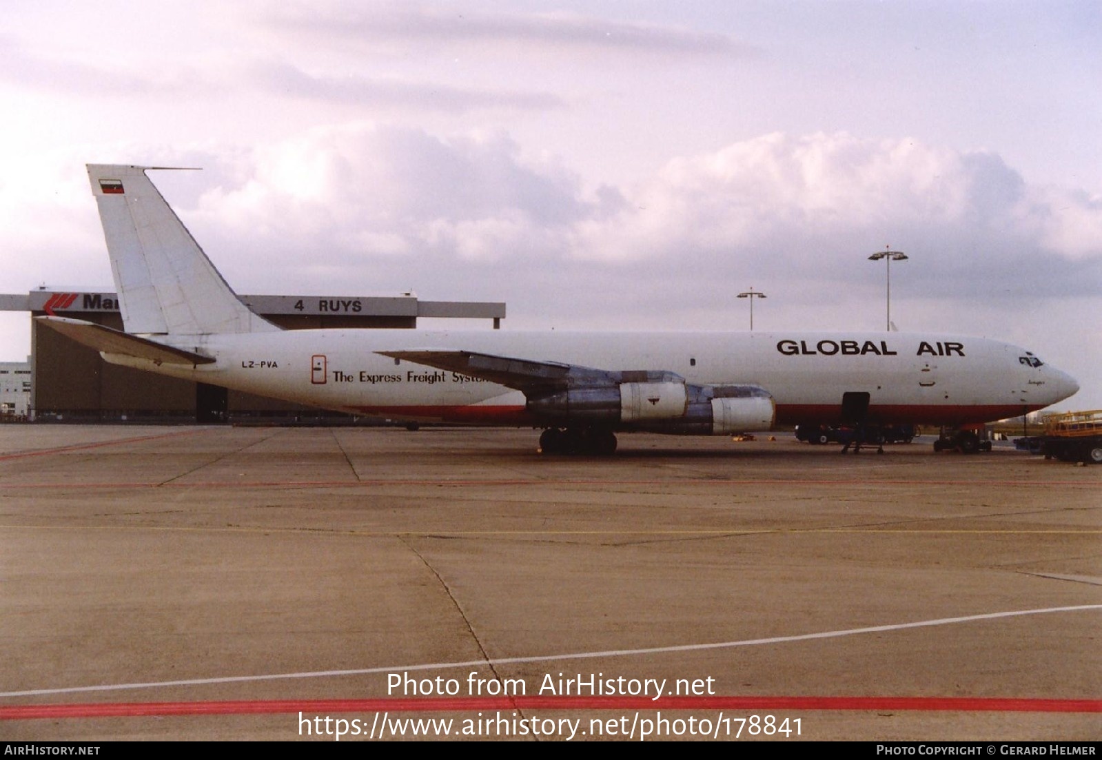 Aircraft Photo of LZ-PVA | Boeing 707-330C | Global Air | AirHistory.net #178841