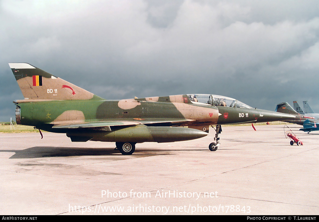 Aircraft Photo of BD11 | Dassault Mirage 5BD | Belgium - Air Force | AirHistory.net #178843