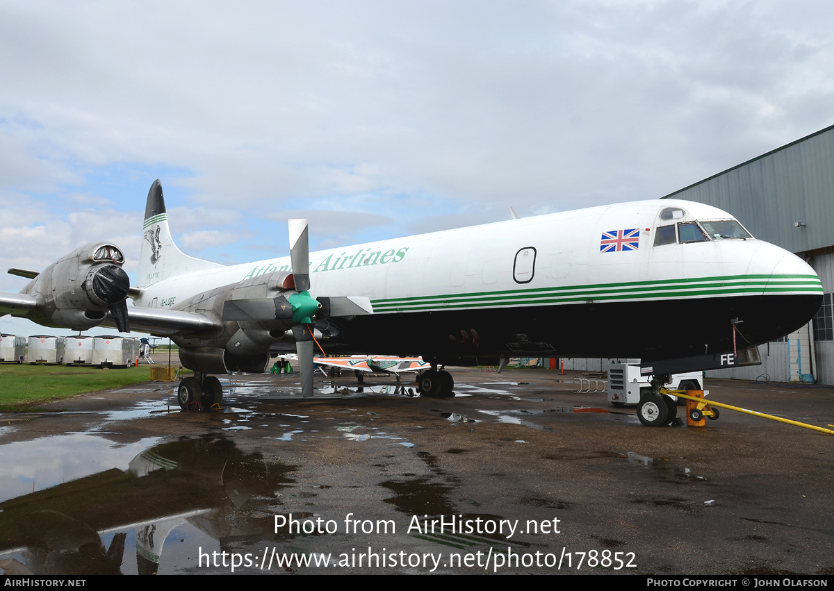 Aircraft Photo of G-LOFE | Lockheed L-188C(F) Electra | Atlantic Airlines | AirHistory.net #178852