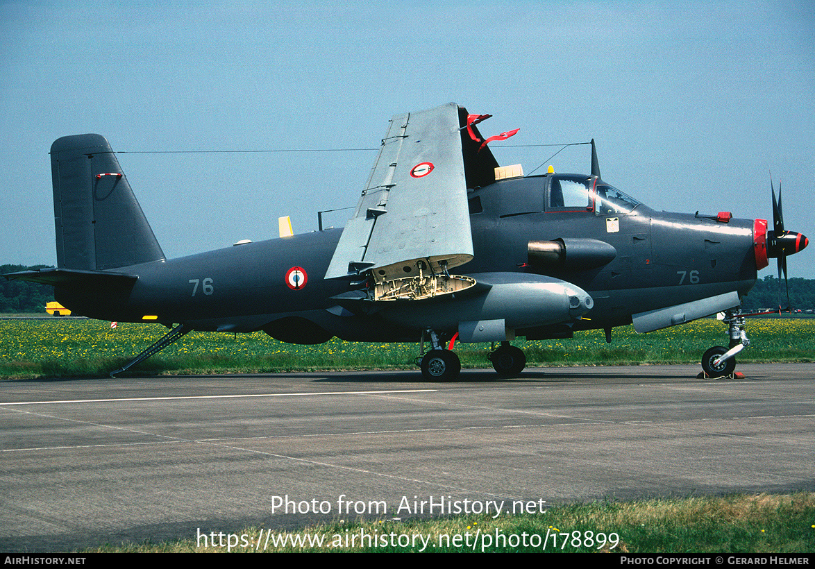 Aircraft Photo of 76 | Bréguet 1050 Alizé | France - Navy | AirHistory.net #178899