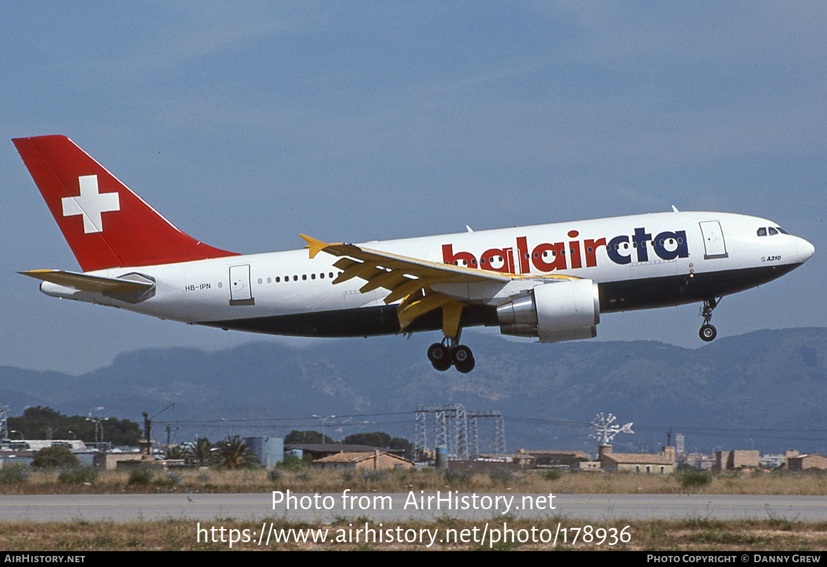 Aircraft Photo of HB-IPN | Airbus A310-325/ET | BalairCTA | AirHistory.net #178936