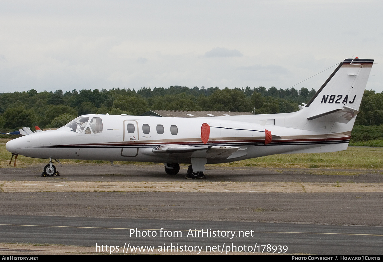 Aircraft Photo of N82AJ | Cessna 501 Citation I/SP | AirHistory.net #178939