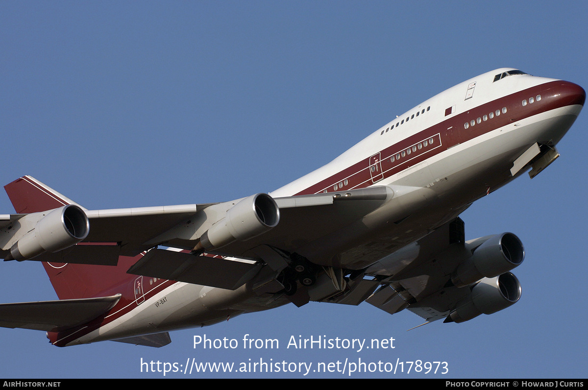 Aircraft Photo of VP-BAT | Boeing 747SP-21 | Sheikh Khalifa Bin Hamad Al Thani | AirHistory.net #178973