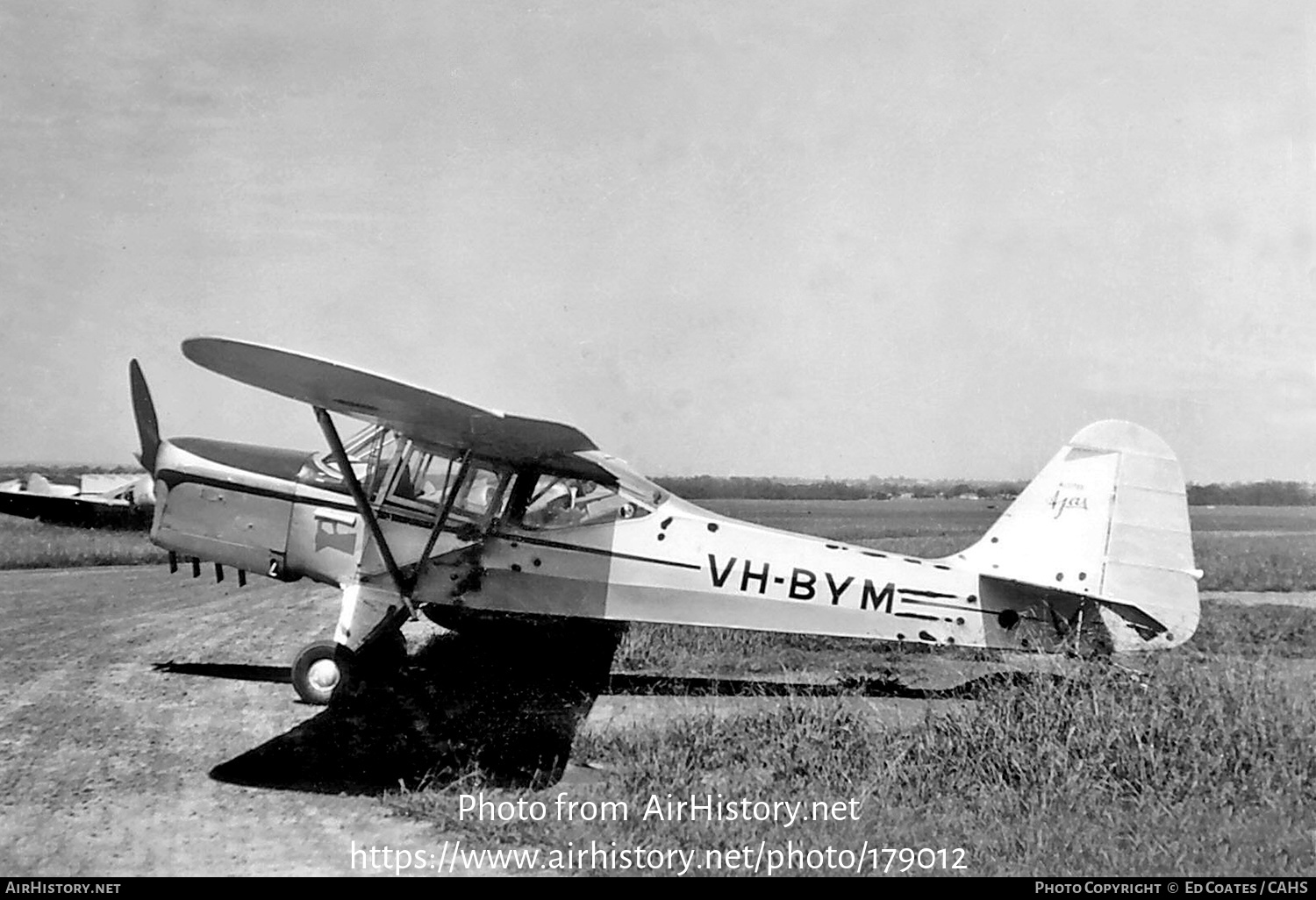 Aircraft Photo of VH-BYM | Taylorcraft J Auster Mk5D Ajax | AirHistory.net #179012