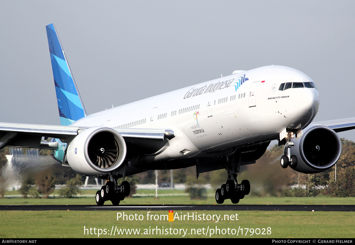 Aircraft Photo of PK-GIG | Boeing 777-3U3/ER | Garuda Indonesia | AirHistory.net #179028