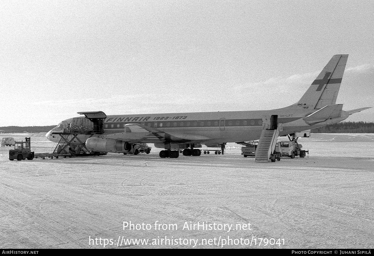 Aircraft Photo of OH-LFT | McDonnell Douglas DC-8-62CF | Finnair | AirHistory.net #179041