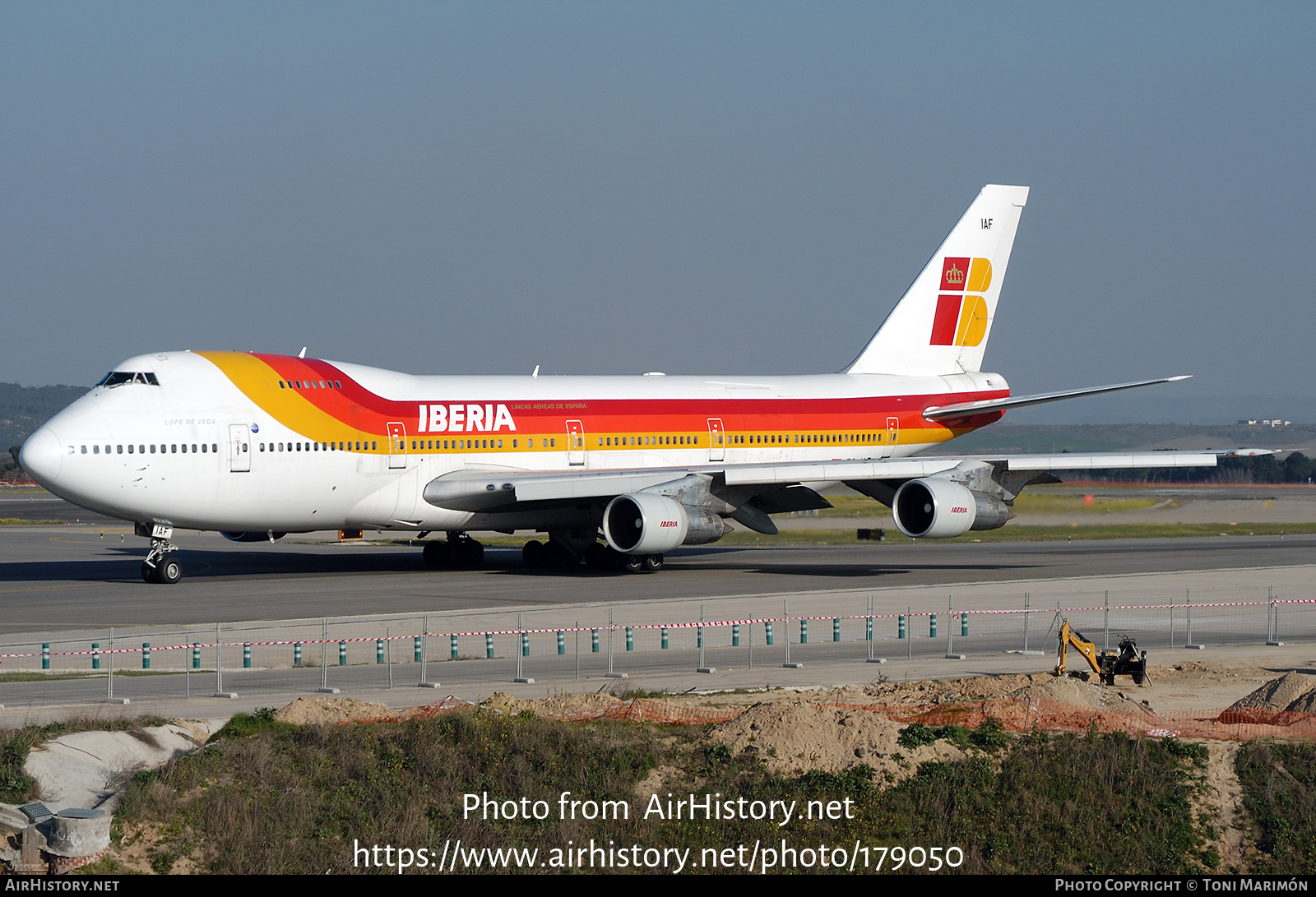 Aircraft Photo of EC-IAF | Boeing 747-256BM | Iberia | AirHistory.net #179050