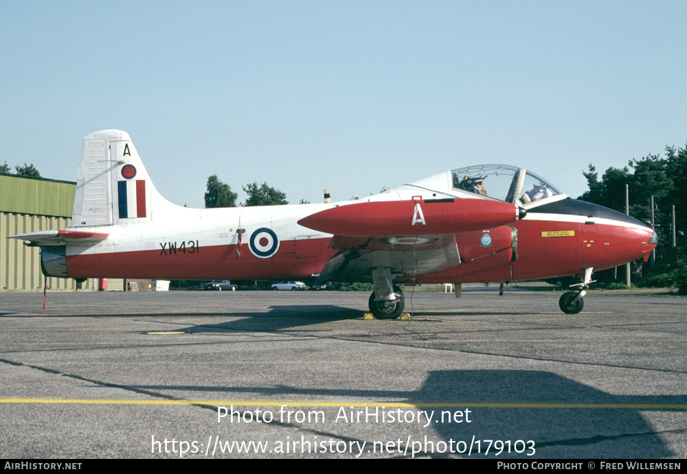 Aircraft Photo of XW431 | BAC 84 Jet Provost T5B | UK - Air Force | AirHistory.net #179103